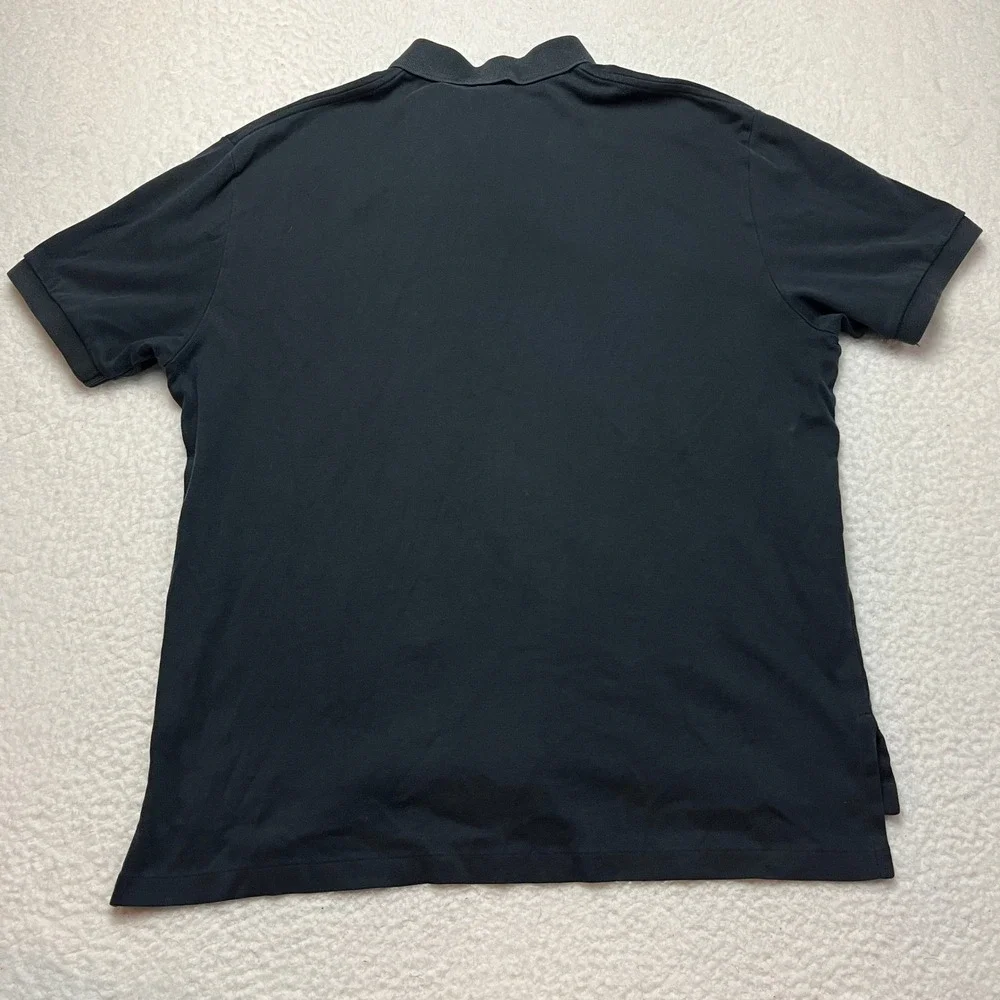 Polo Ralph Lauren Polo Shirt Mens XL Black Classic Fit Red Pony‎ Logo Cotton